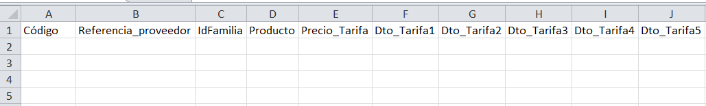 Almacen importar articulos excel1