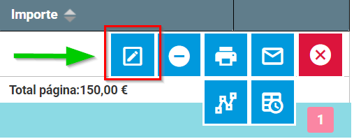 Editar Entregas a cuenta opción B