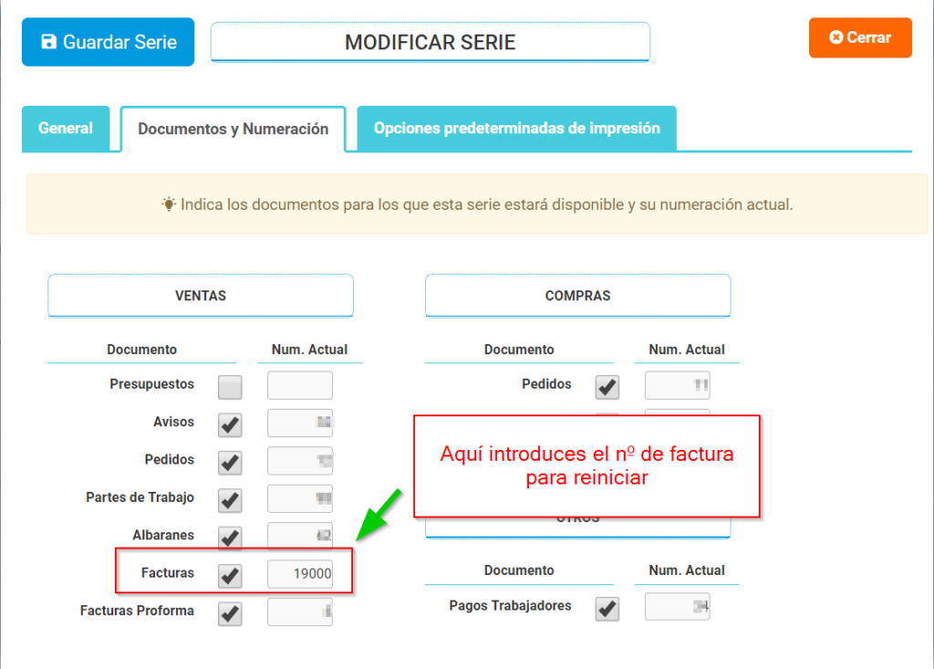 Preguntas Frecuentes Reiniciar Numero Facturaci贸n