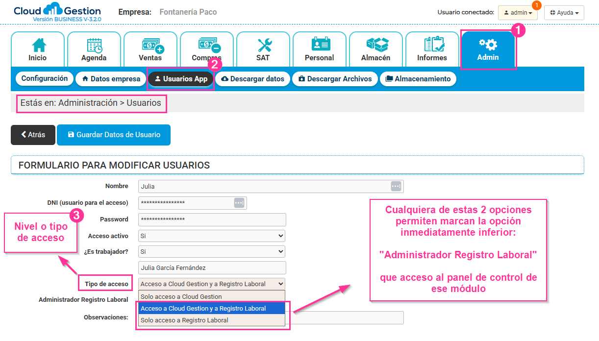 Como configurar el Módulo de Registro Horario